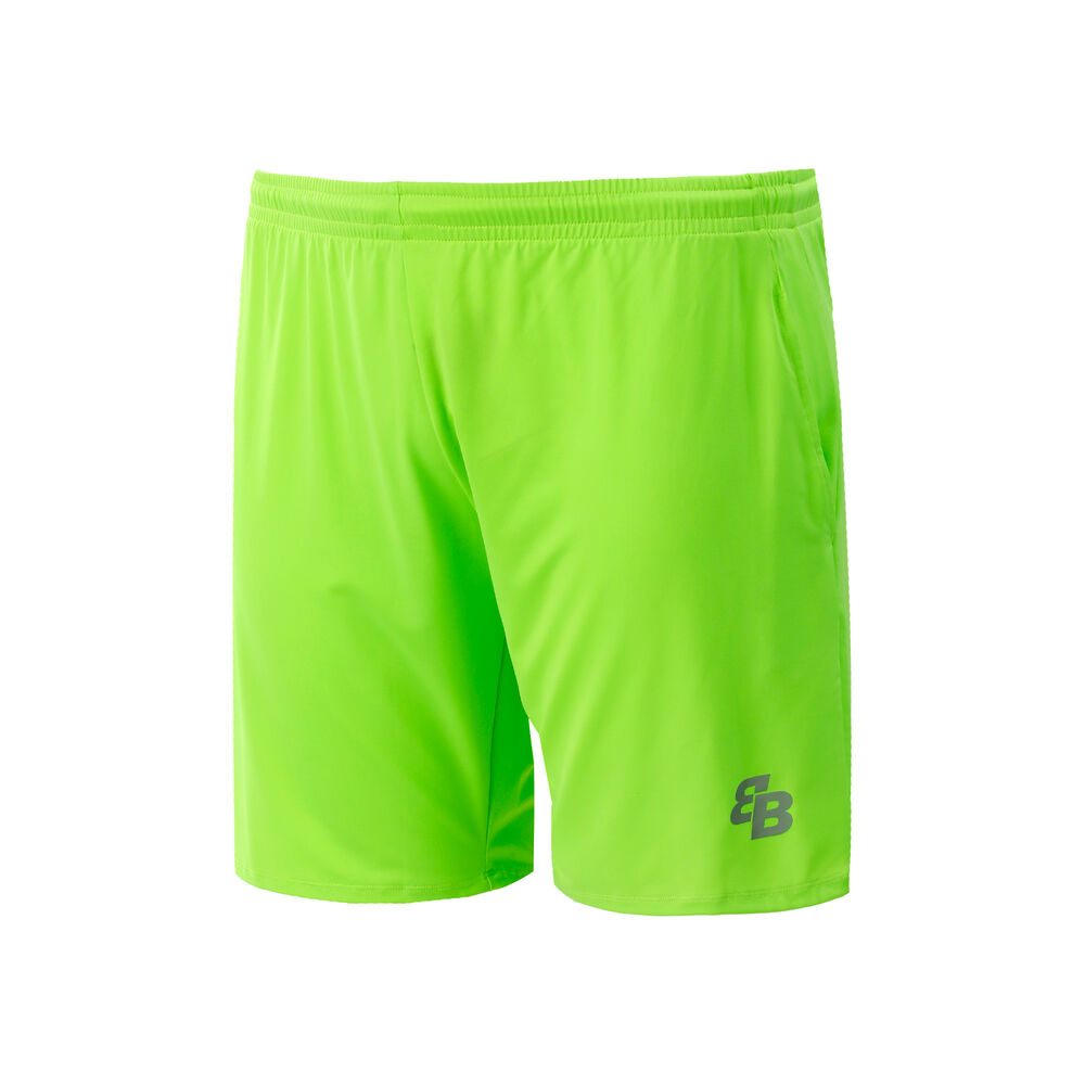 BB by Belen Berbel Elastan Shorts Hommes - Vert Fluo , Argent