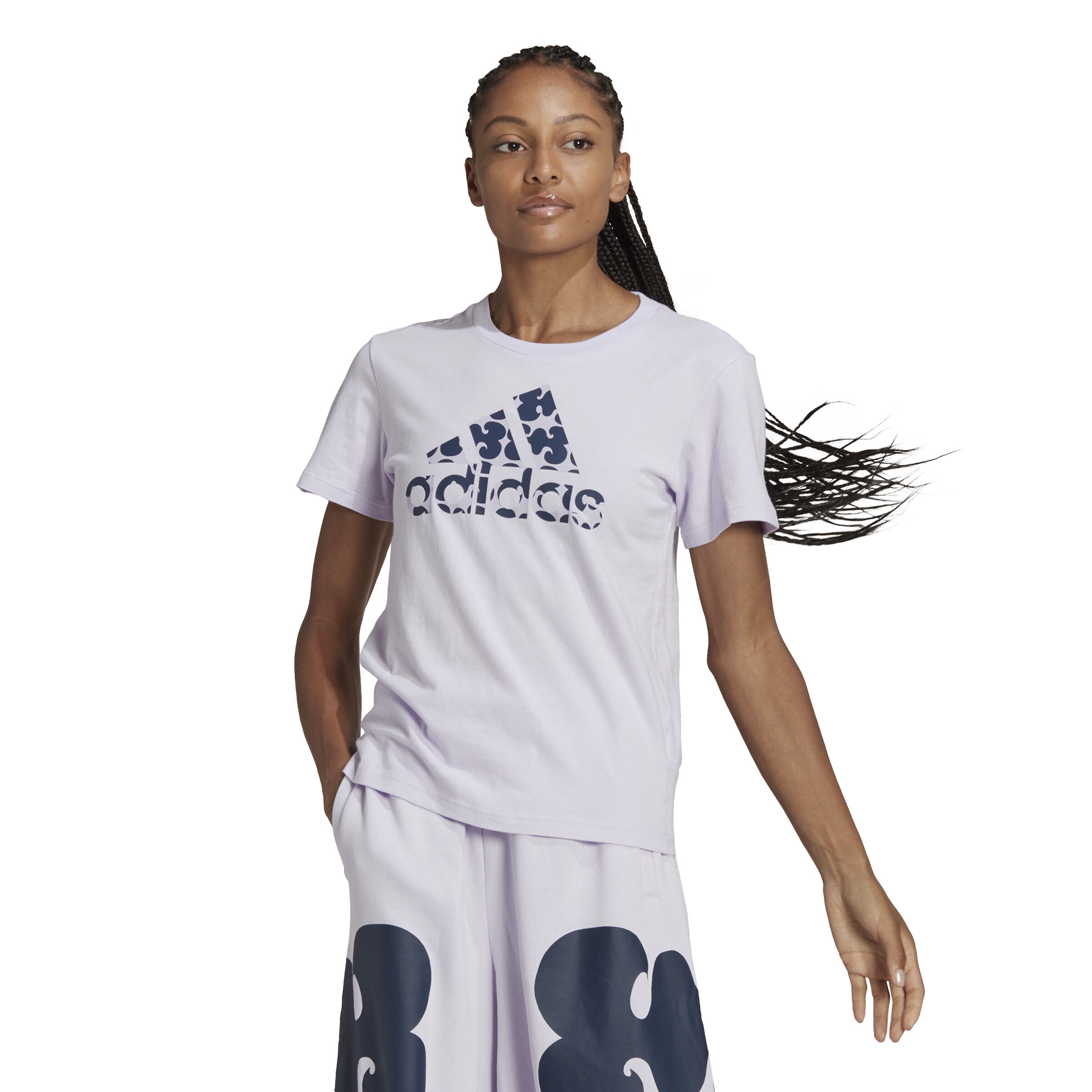 Buy adidas Marimekko Graphic T shirt Femmes Lilas Violet online Tennis Point FR