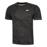 Tech T-shirt Hommes - gris foncé, orange