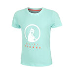 Vêtements Quiet Please Quiet Please Wild Baseline Logo T-shirt Filles-Turquoise,Multicouleur