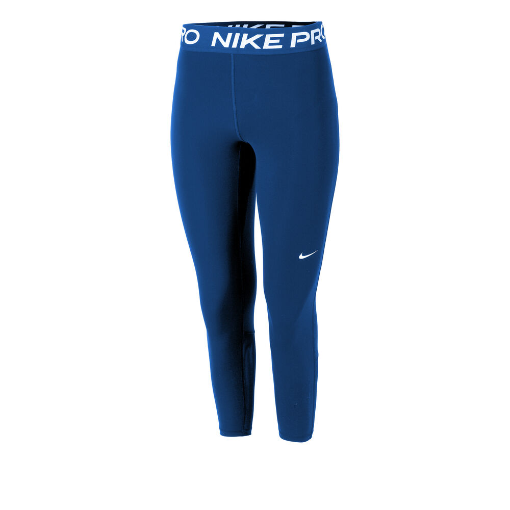 Nike Pro 365 Crop Collant Tight Femmes - Bleu , Blanc