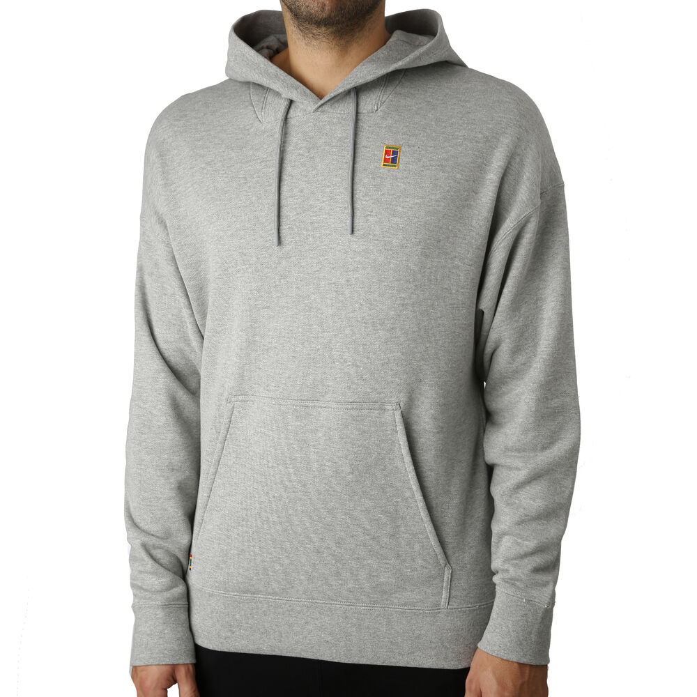 Nike Court Heritage Fleece Sweat à Capuche Hommes - Gris , Multicouleur