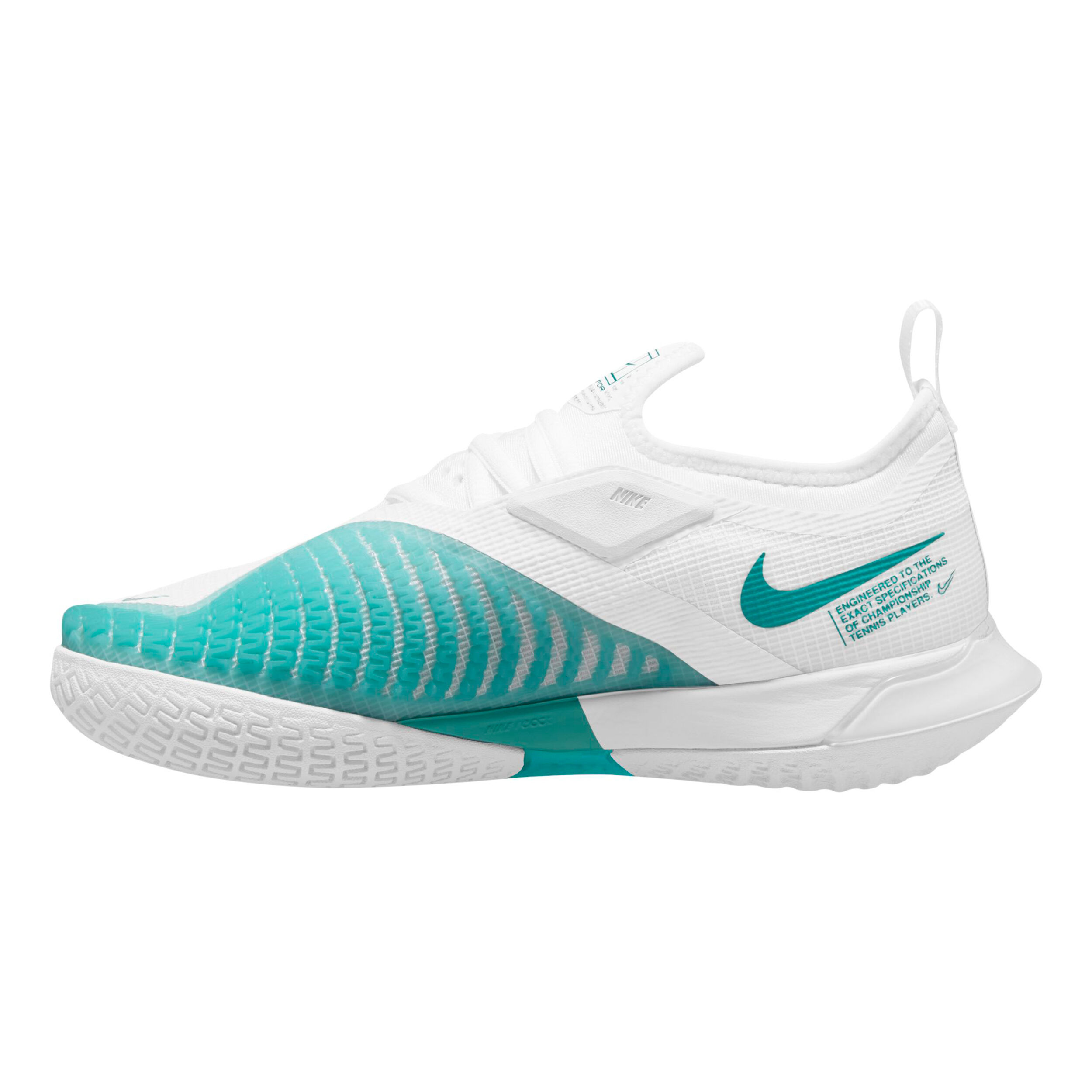 Buy Nike Court Vapor React NXT Chaussures Toutes Surfaces Femmes Blanc Vert online Tennis Point FR