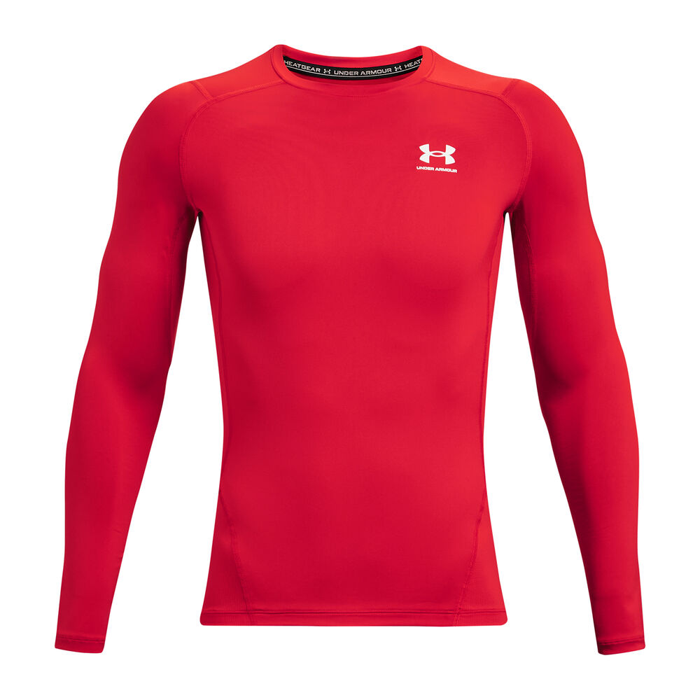 Under Armour Heatgear Comp Haut Manches Longues Hommes - Rouge