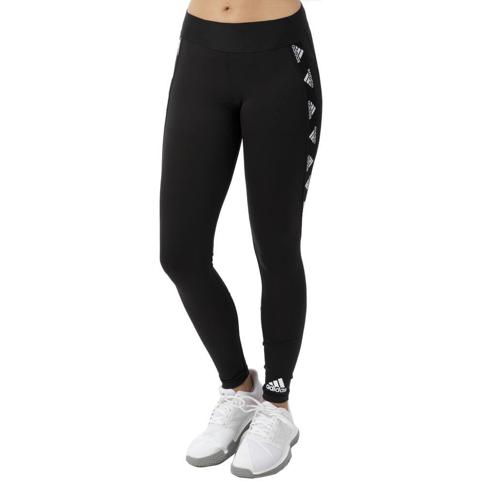 adidas Alphaskin Badge Of Sport Collant Tight Femmes - Noir , Blanc