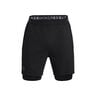 Vanish Woven 2in1 Shorts Hommes-Noir