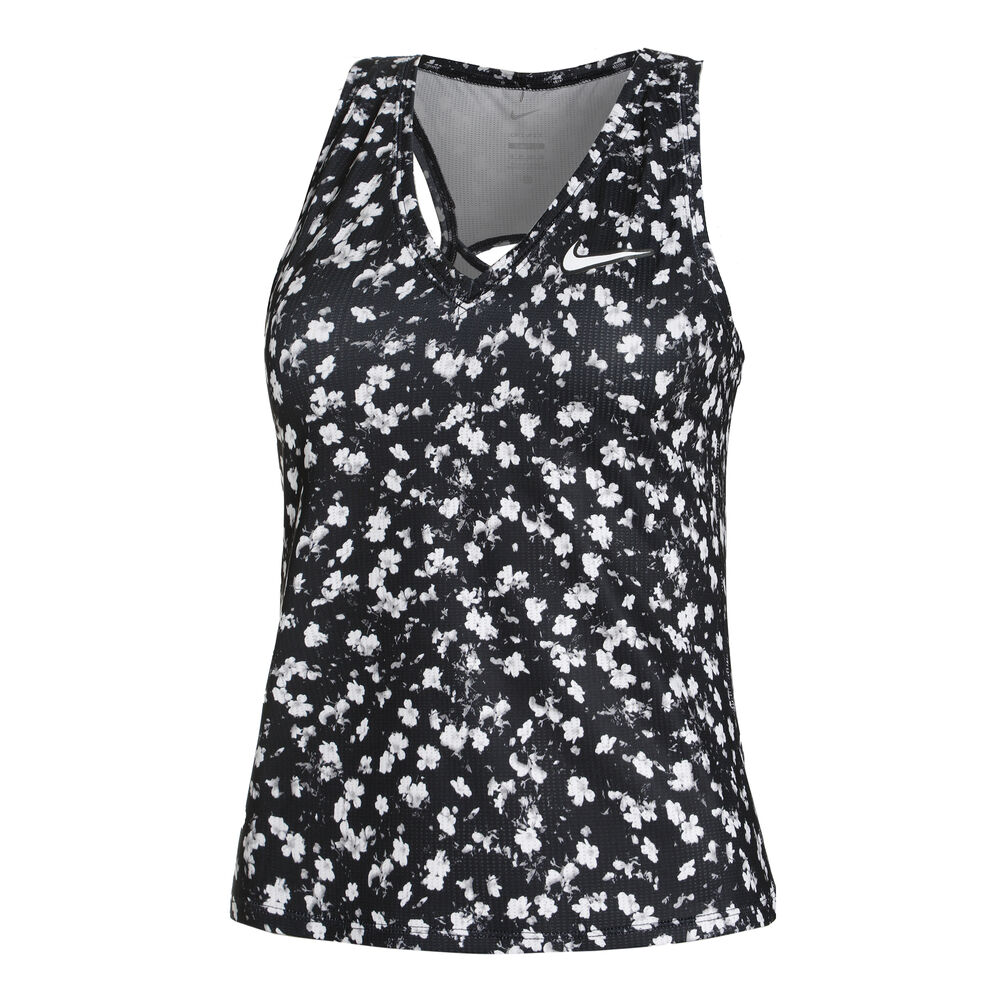 Nike Dri-Fit Victory Printed Débardeur Tank Top Femmes - Noir , Blanc