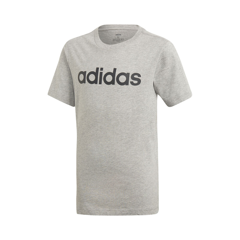 adidas Essentials Linear T-shirt Garçons - Gris , Noir