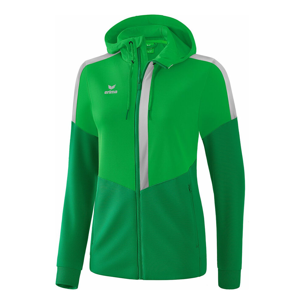 Erima Squad Hooded Veste De Survêtement Femmes - Vert , Vert Foncé