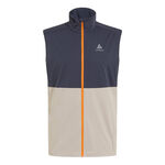 V&ecirc;tements Odlo Odlo Warm Gilets de course Hommes - gris clair, gris fonc&eacute;
