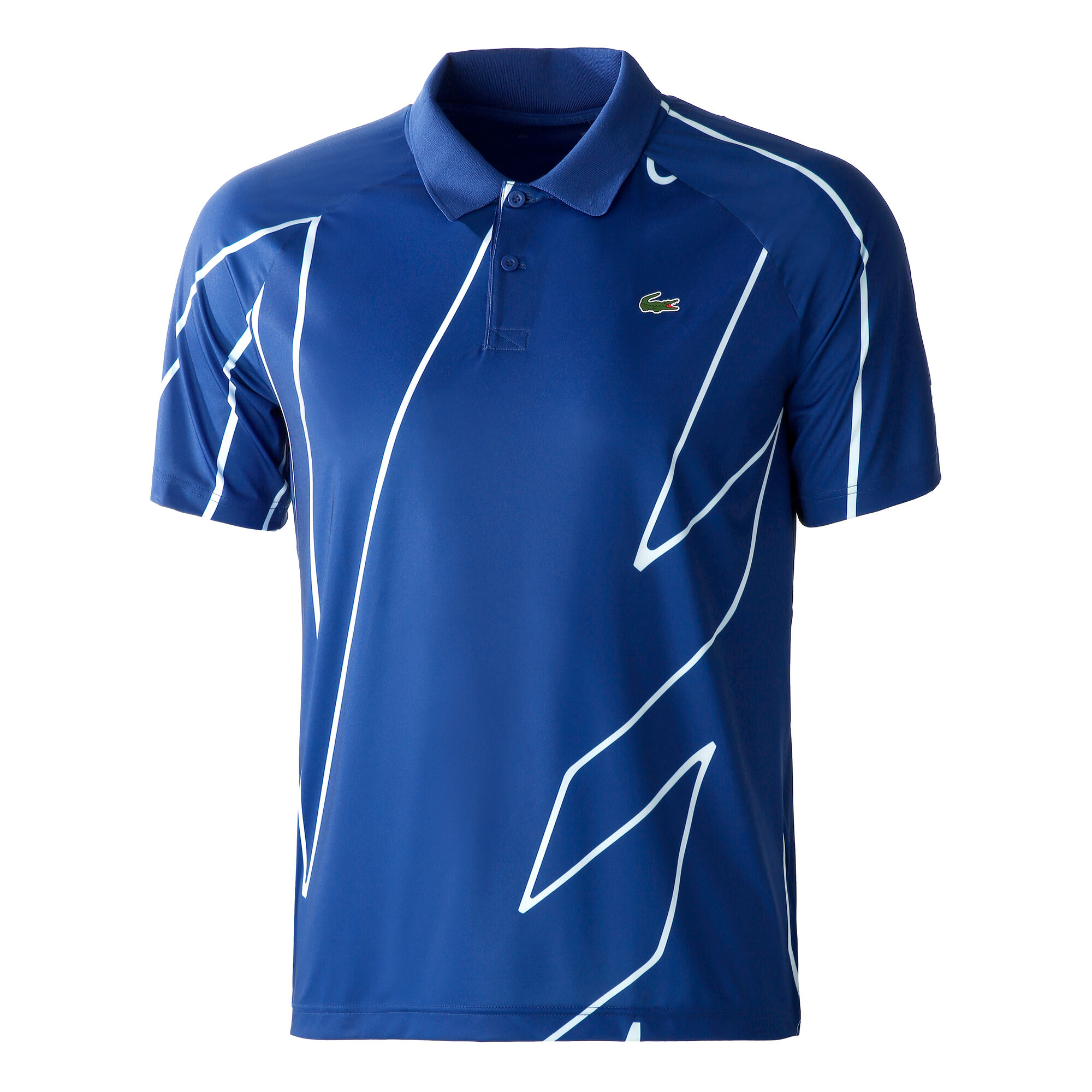 Buy Lacoste Novak Djokovic Polo Hommes Bleu Foncé , Blanc online