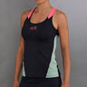Grace Débardeur Tank Top Femmes-Noir,Vert