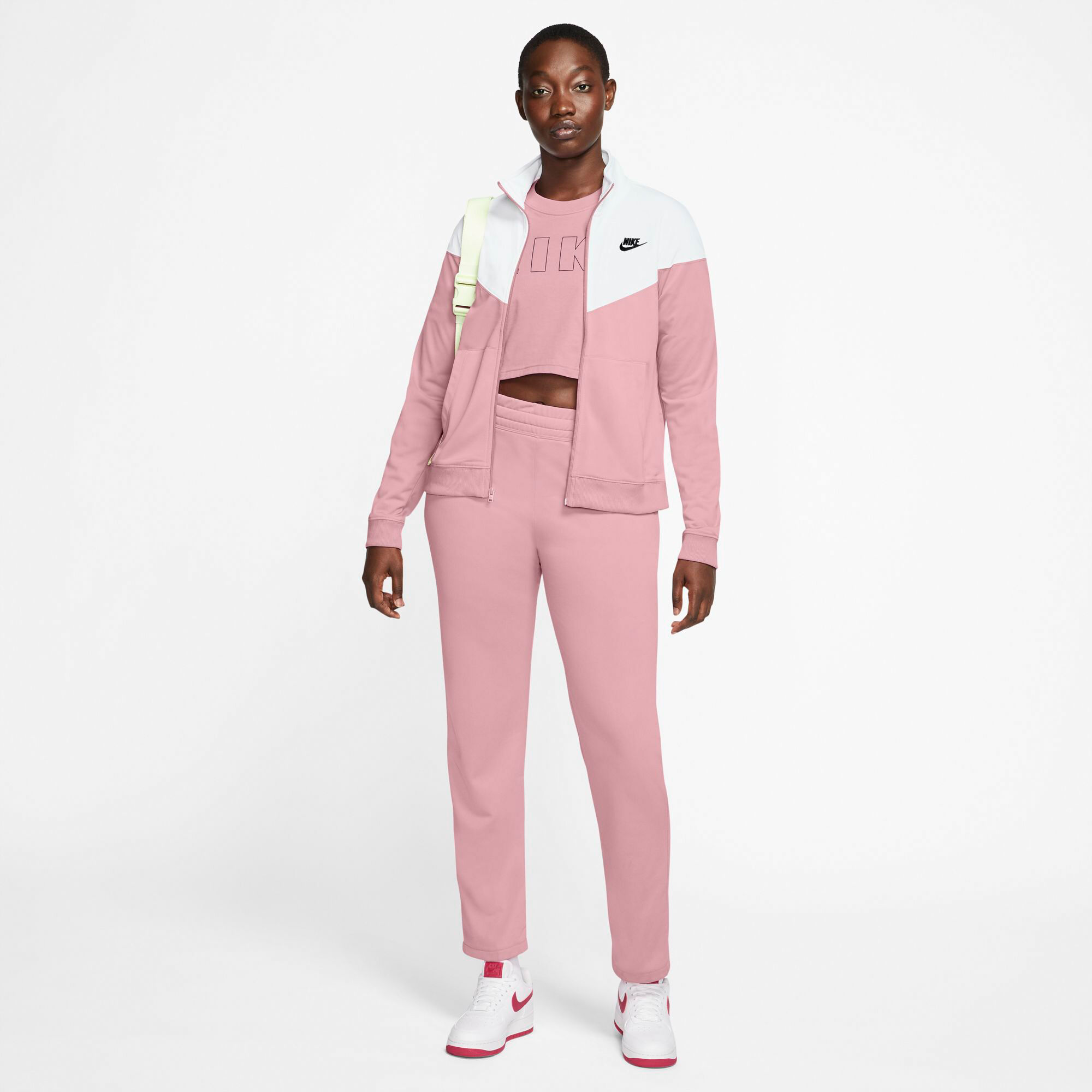 Sportswear Surv tement Femmes Ros Blanc