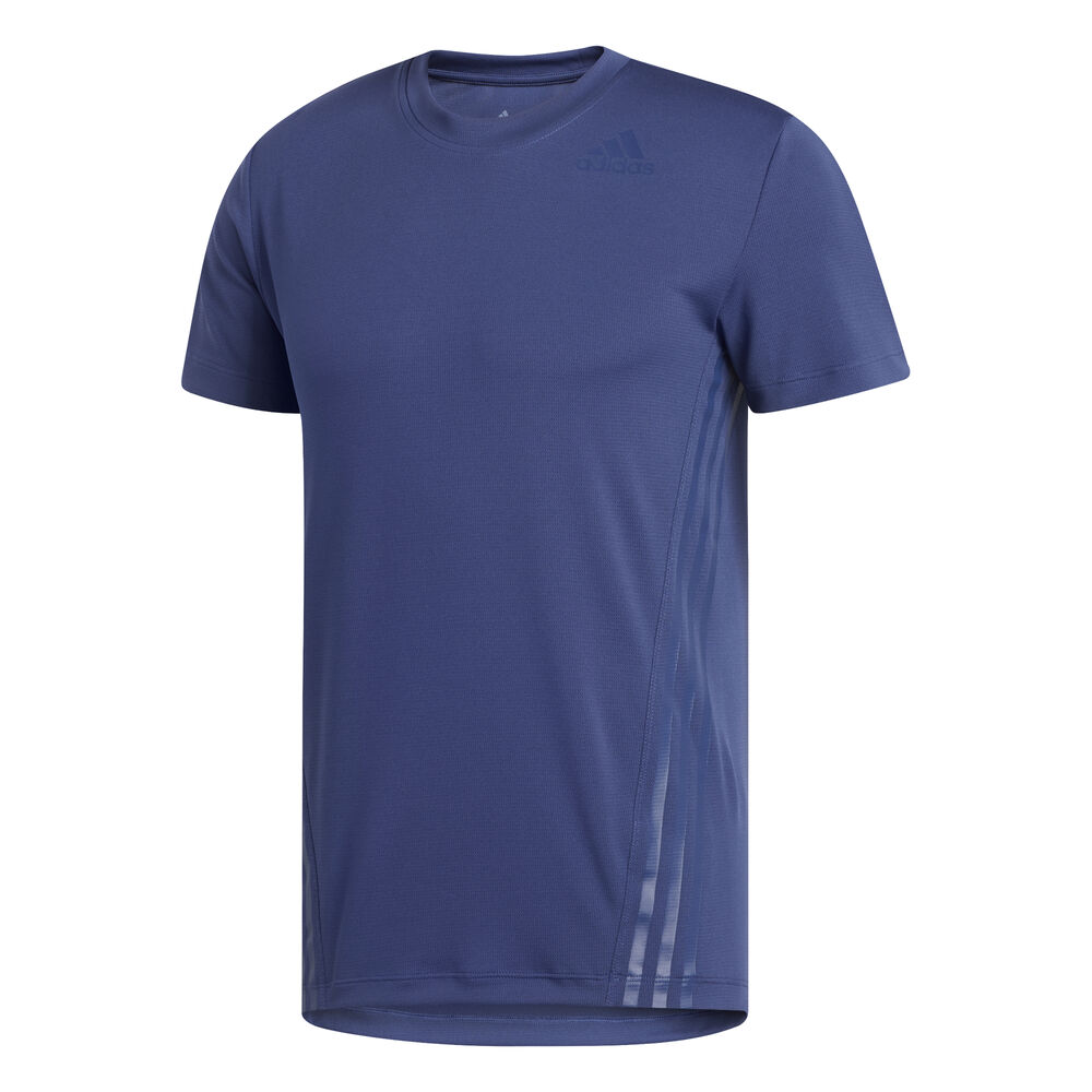 adidas Aero 3-Stripes T-shirt Hommes - Bleu Foncé , Bleu