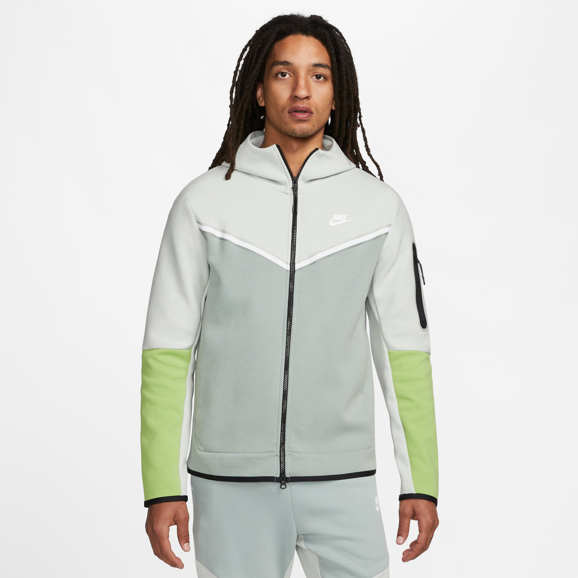 Veste nike verte et grise online