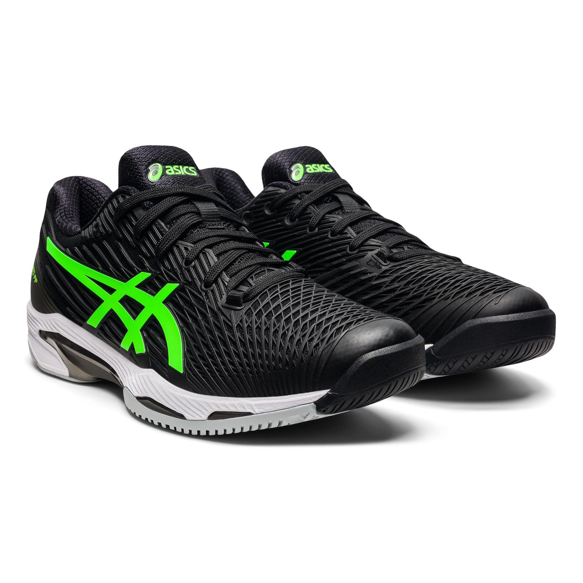 asics noir et vert