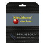 Cordages de tennis Kirschbaum Kirschbaum Pro Line Rough Cordage En Garniture 12m-Noir