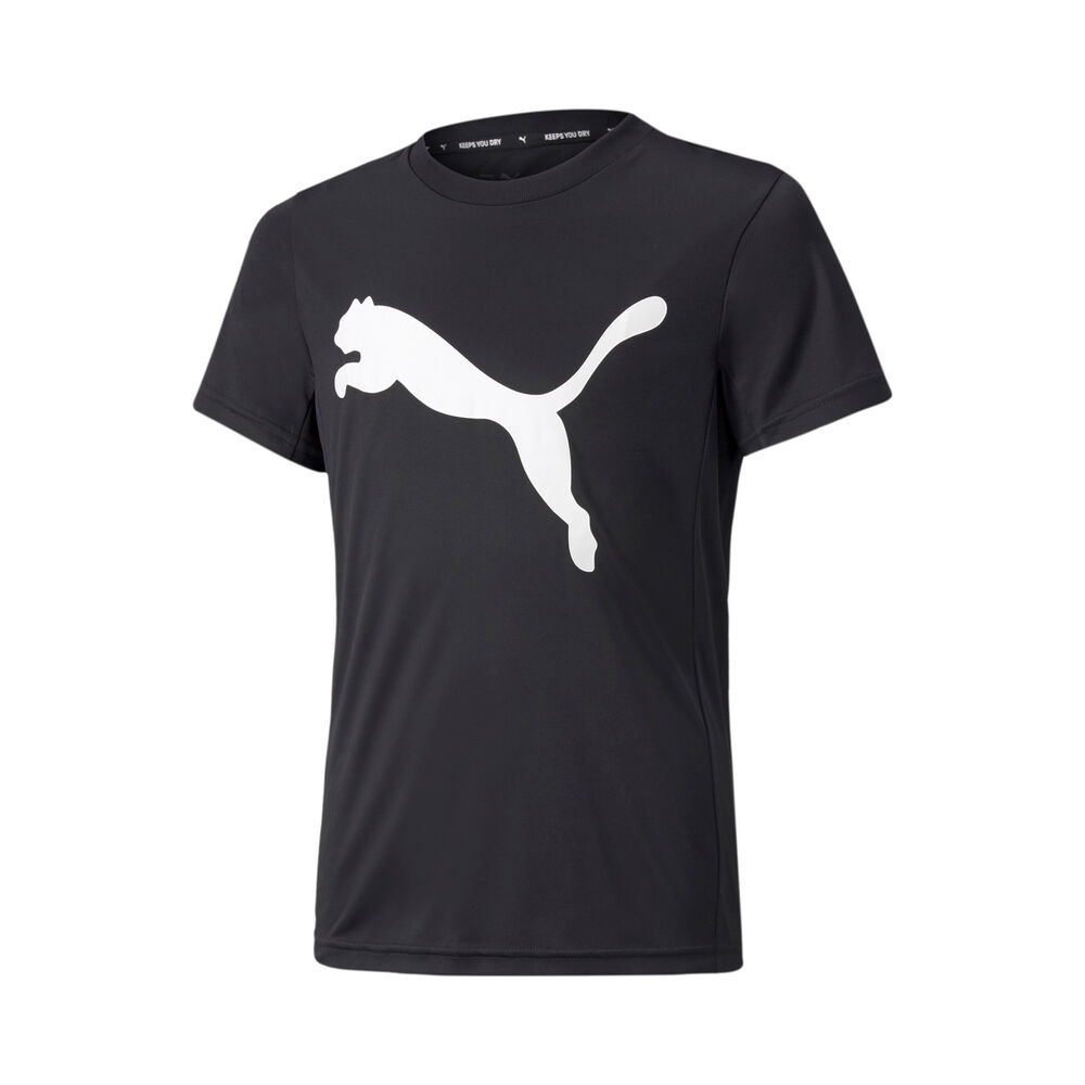 Puma Active Sport II T-shirt Garçons - Noir , Blanc