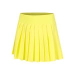 V&ecirc;tements de tennis Quiet Please Quiet Please Love Pleated Jupe Femmes - jaune, blanc