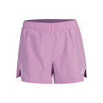 Vêtements ASICS ASICS Court 2in1 Short Avec Poche-balles Femmes-Violet,Blanc