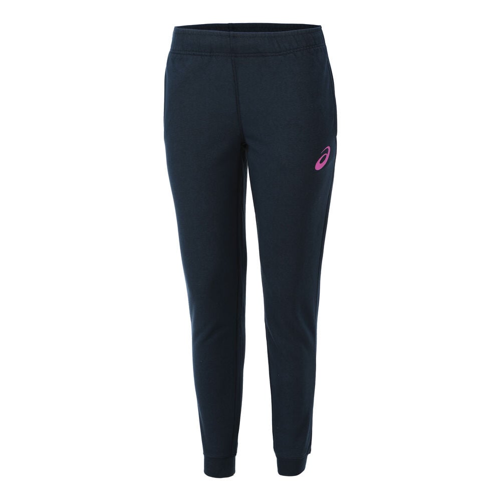Asics Big Logo Pantalon Survêtement Femmes - Bleu Foncé