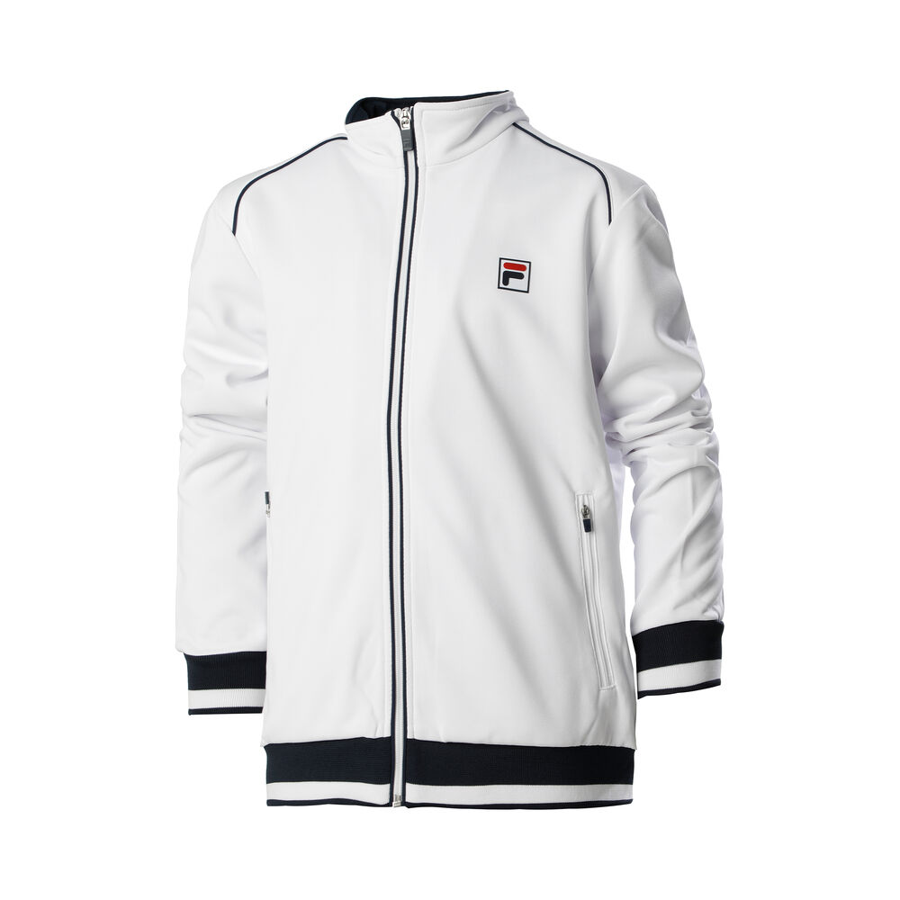 Fila Ben Veste De Survêtement Garçons - Blanc , Bleu Foncé