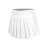 Create Pleated Jupe Filles-Blanc,Bleu Petrol