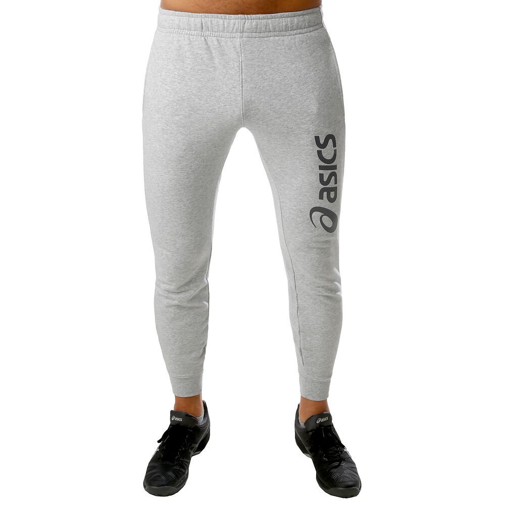 Asics Big Logo Pantalon Survêtement Hommes - Gris , Gris Foncé