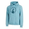 Create Washed Out Loose Fit Sweat À Capuche Hommes-Bleu Clair,Bleu Petrol