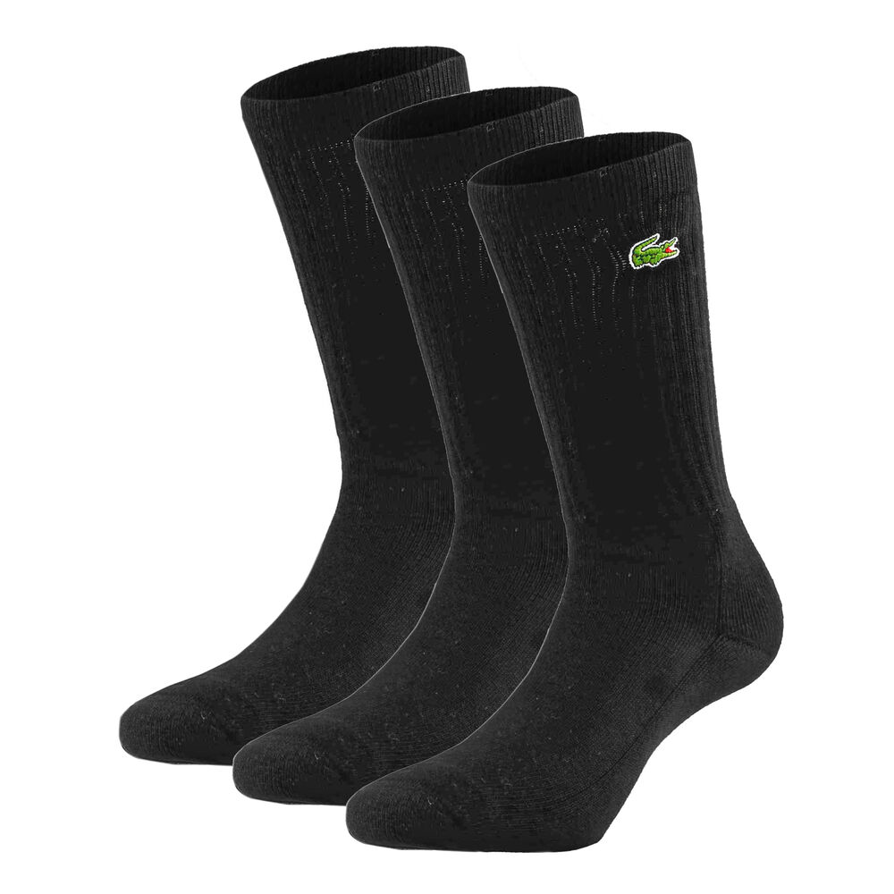 Lacoste Performance Chaussettes De Tennis Pack De 3 - Noir , Vert