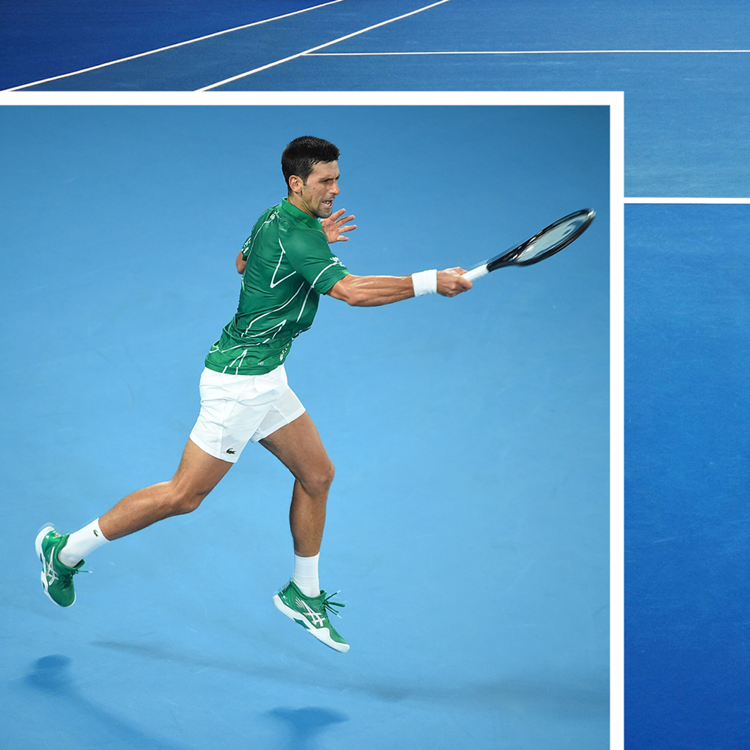 Buy Lacoste Novak Djokovic Shorts Hommes Blanc Vert Fonce online Tennis Point FR