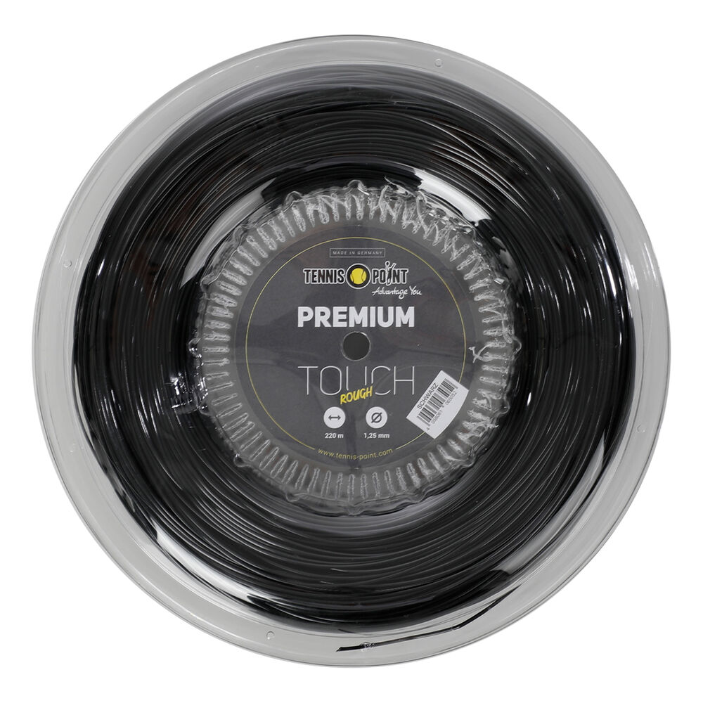 Tennis-Point Premium Touch Rough Bobine Cordage 220m - Noir