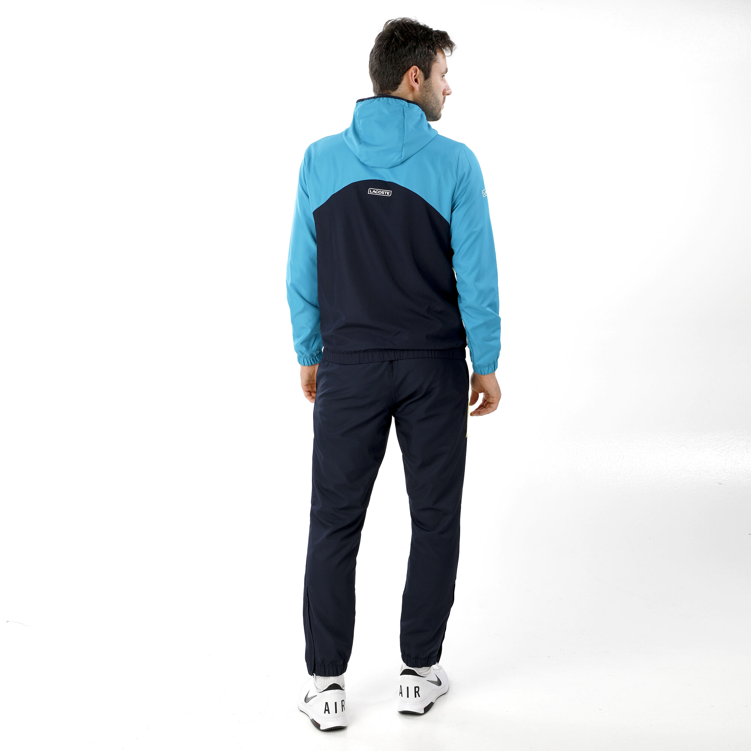 Survetement lacoste discount turquoise