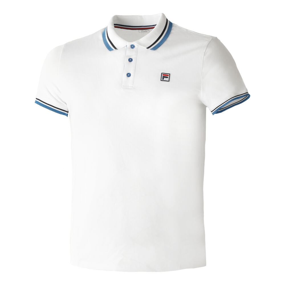 Fila Carsten Polo Hommes - Blanc , Bleu
