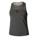 Vêtements Quiet Please Quiet Please Sparkle Racerback Débardeur Tank Top Femmes-Anthracite