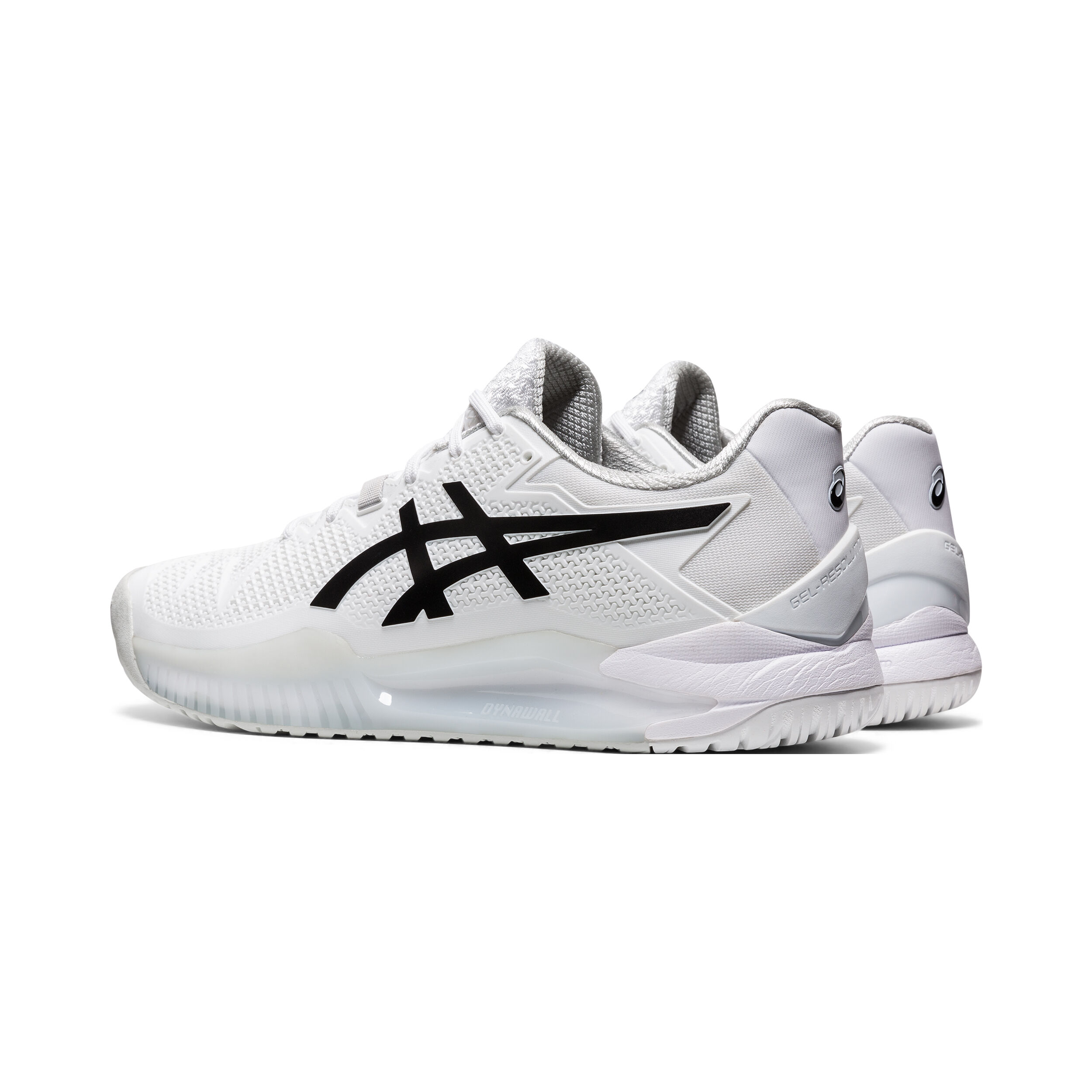 Gel Resolution 8 Chaussures Toutes Surfaces Hommes Blanc Noir