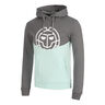 Lunis Lifestyle Sweat À Capuche Hommes-Gris Foncé, Mint