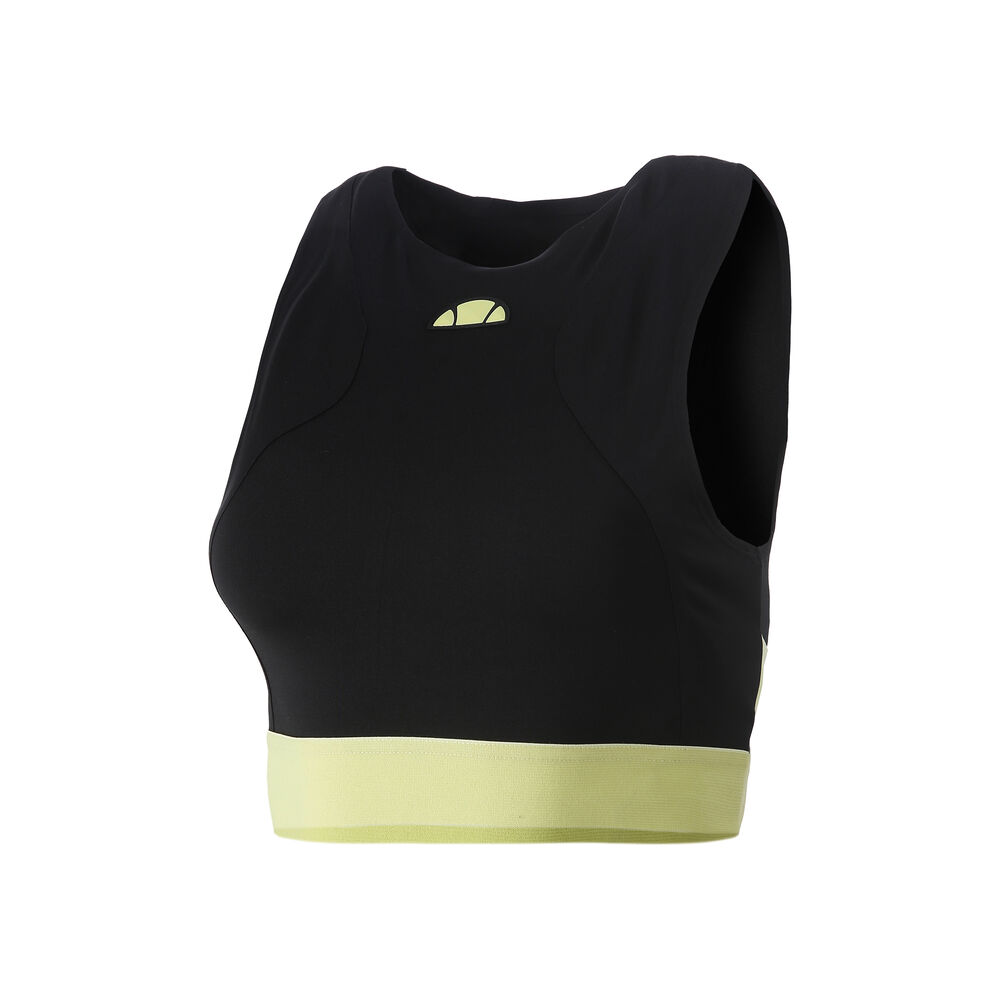 Ellesse Tuttan Crop Débardeur Tank Top Femmes - Noir , Jaune Lemon