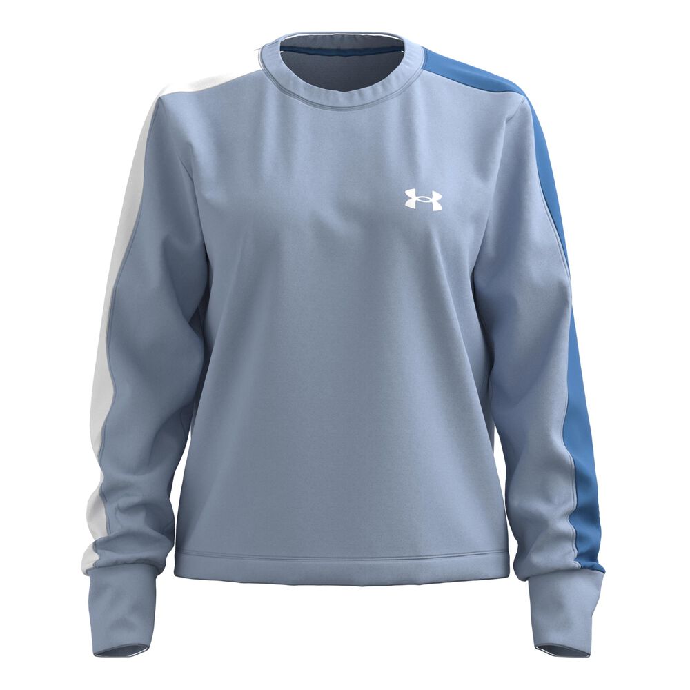 Under Armour Rival Terry CB Crew Haut Manches Longues Femmes - Bleu