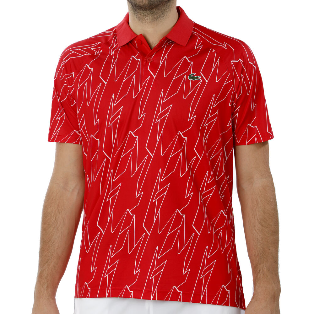 Lacoste Novak Djokovic Polo Hommes - Rouge , Blanc