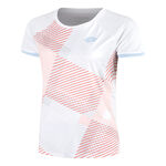 V&ecirc;tements Lotto Lotto Tech IV D1 T-shirt Femmes-Ros&eacute;, Blanc