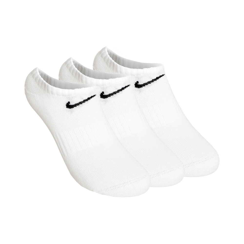 Nike Everyday Lightweight No-Show Chaussettes De Sport - Blanc , Noir