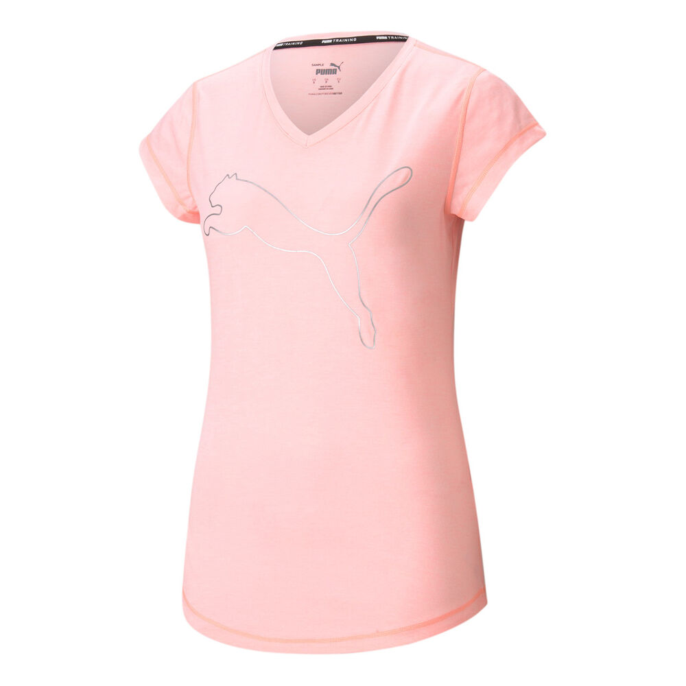 Puma Favorite Heather Cat T-shirt Femmes - Abricot