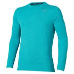 Vêtements Mizuno Mizuno Core Impulse Maillot de course Hommes - bleu, 