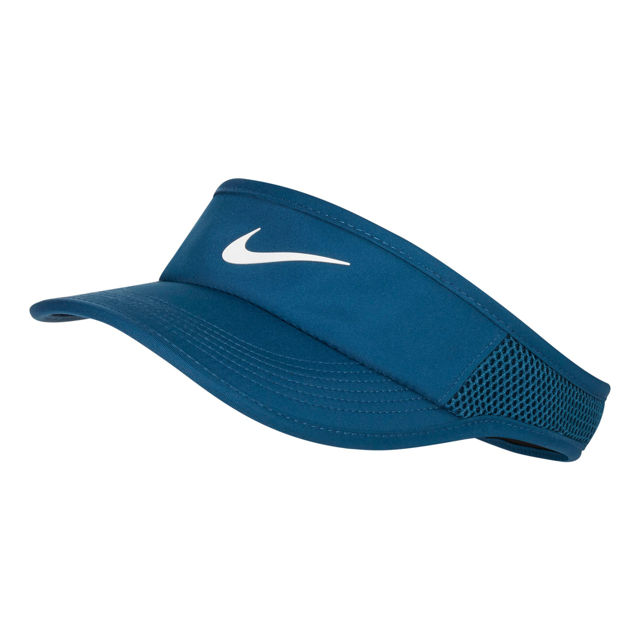 Buy Nike Court AeroBill Visiere Bleu Petrol Blanc online Tennis Point FR