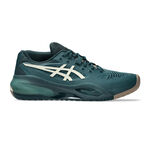 Chaussures de tennis ASICS ASICS Gel-Resolution X Chaussures toutes surfaces Hommes-vert fonc&eacute;