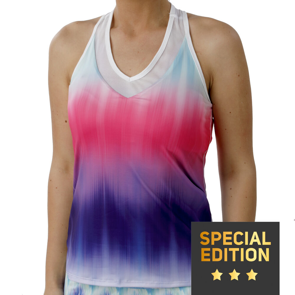 Lucky in Love Illusion Ombre Débardeur Tank Top Edition Spéciale Femmes - Violet , Multicouleur