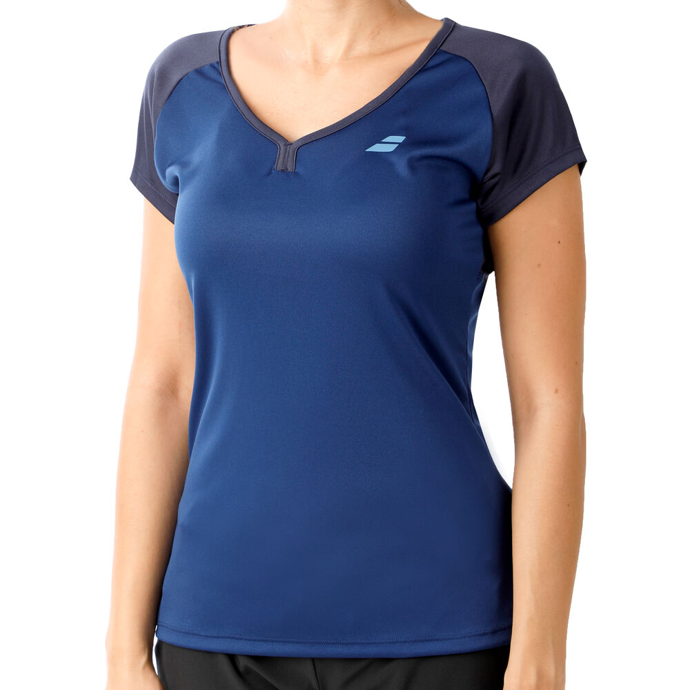 Babolat Play Capsleeve T-shirt Femmes - Bleu Foncé , Bleu
