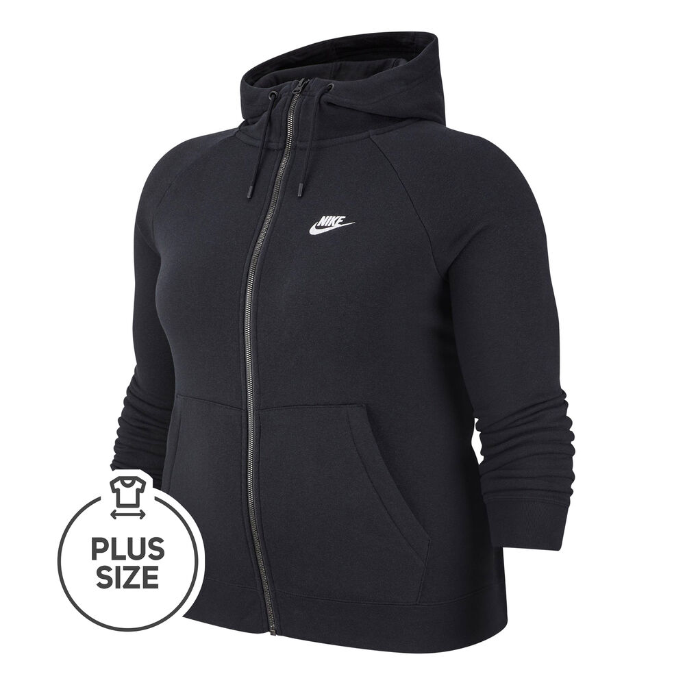 Nike Sportswear Essential Plus Size Sweat à Capuche Femmes - Noir , Blanc