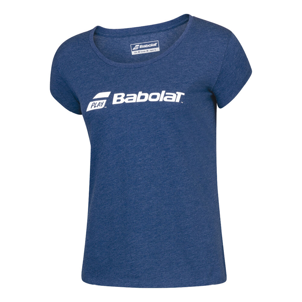 Babolat Exercise T-shirt Femmes - Bleu Foncé , Blanc